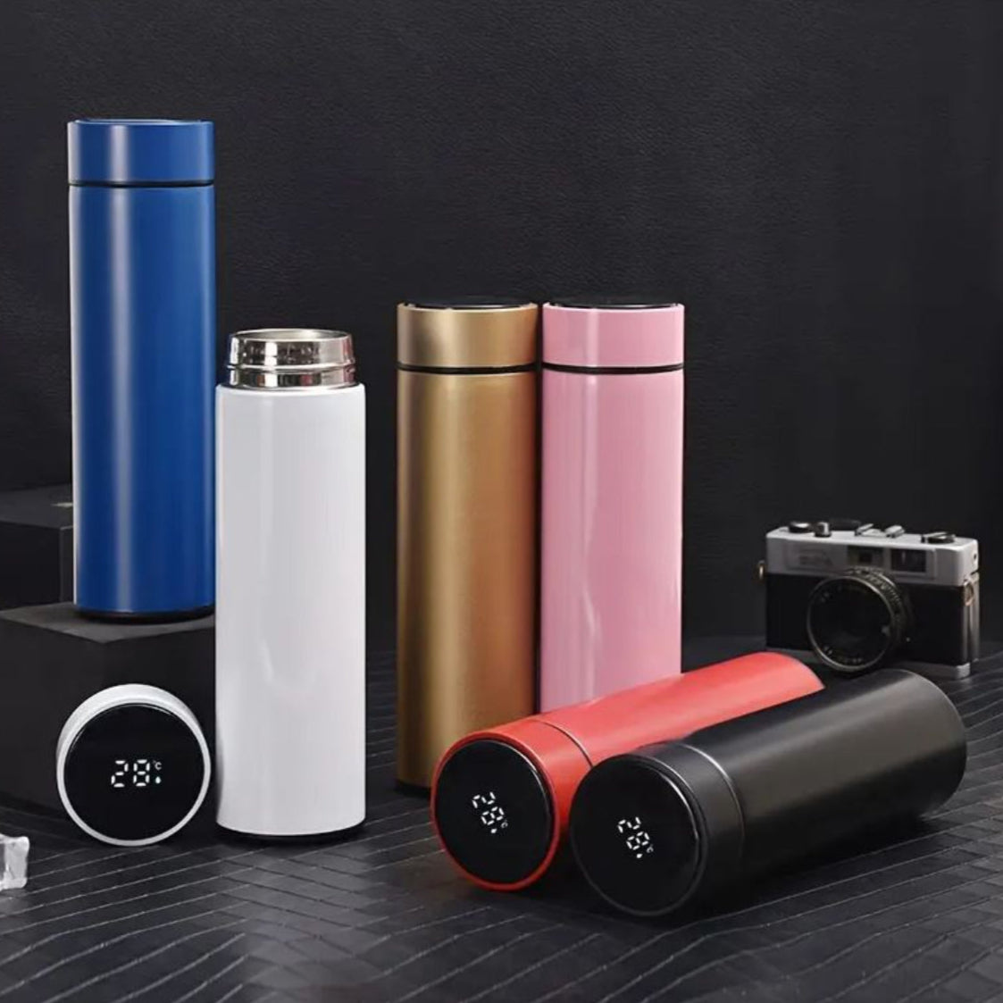 Termo con indicador de temperatura LED
